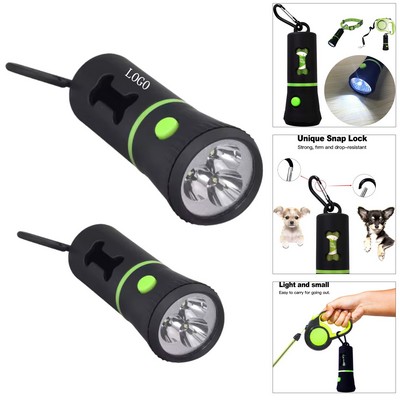 Pet Poop Bag Dispenser Flashlight