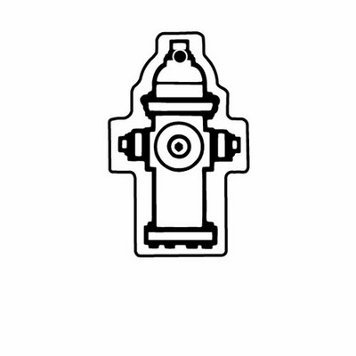 Fire Hydrant 3 Key Tag - Spot Color