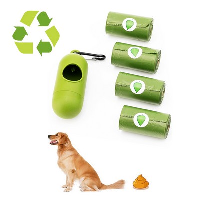 Biodegradable Pet Waste Bags with Dispenser